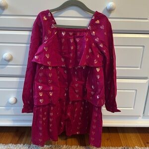 Crewcuts Pink Heart Dress